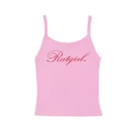 Stray Rats Ratgirl Script Womens Tank Top